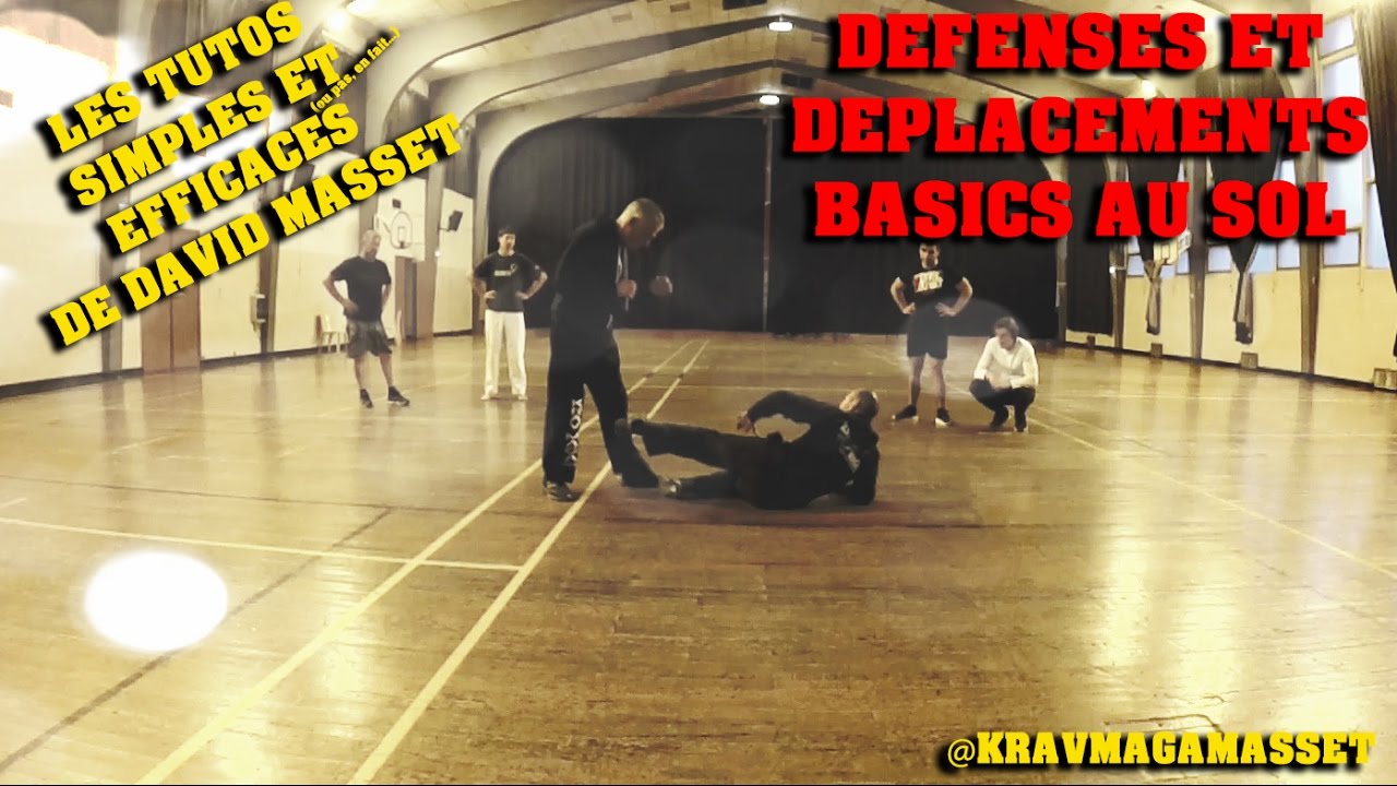 Exercices de déplacements  au sol en self défense