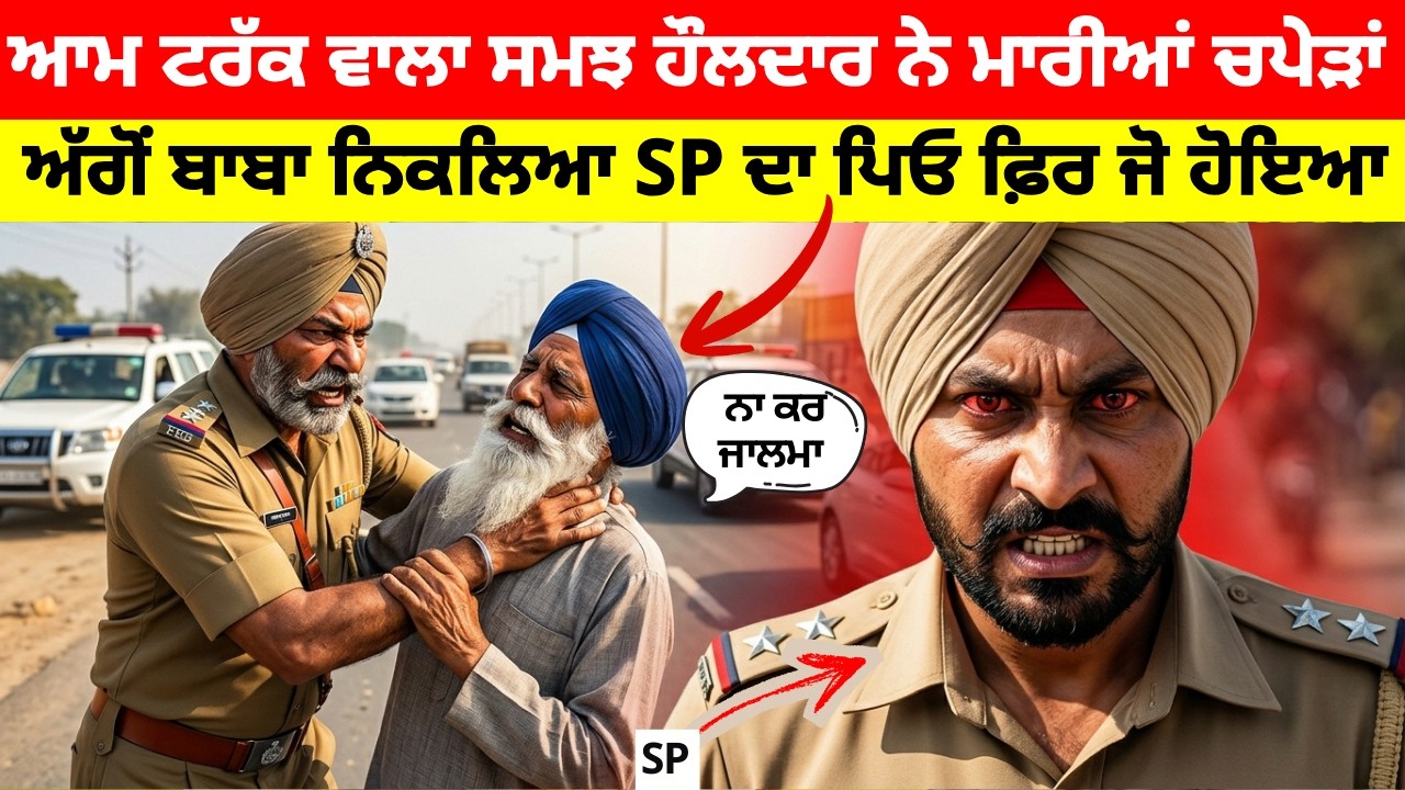 ਜਦੋ ਟਰੱਕ ਵਾਲੇ ਦਾ ਪੁੱਤ ਨਿਕਲਿਆ SP ਨਾਕੇ ਤੇ ਫਿਰ ਜੋ ਹੋਇਆ ਦੇਖ ਤੁਹਾਡੀ ਰੂਹ ਕੰਬ ਜਾਉ #punjabpolice