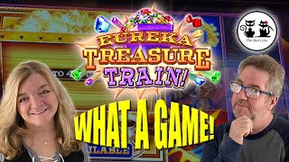 AMAZING WINS ON DANCING PANDA FESTIVAL & EUREKA TREASURE TRAIN!