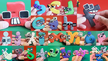 I made ALL 26 Alphabet Lore Lowercase Letters (A-Z). Clay Tutorial | Clay Girl