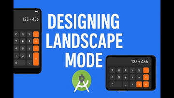 49. Android Landscape Mode UI Design | Portrait to Landscape Layout Explained | Android Studio