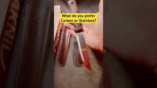 What Do Your Preference The New Morakniv Garberg Grand In Carbon Or Stainless ?