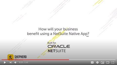 Shepherd CMMS - Native SuiteApp - Built for Netsuite