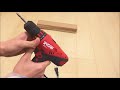 ド素人のドライバドリル挑戦。ネジの打ち方。最初は、皆上手くない。how to use electrical screw driver.