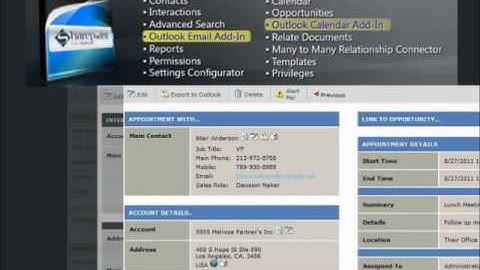 SharePoint CRM Template by LookOut Software