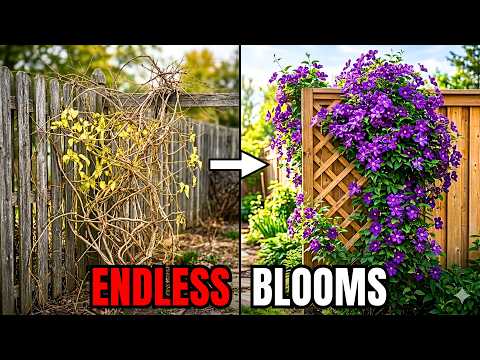 5 Secrets to GROWING CLEMATIS That Never Dies (Even If You Forget It)