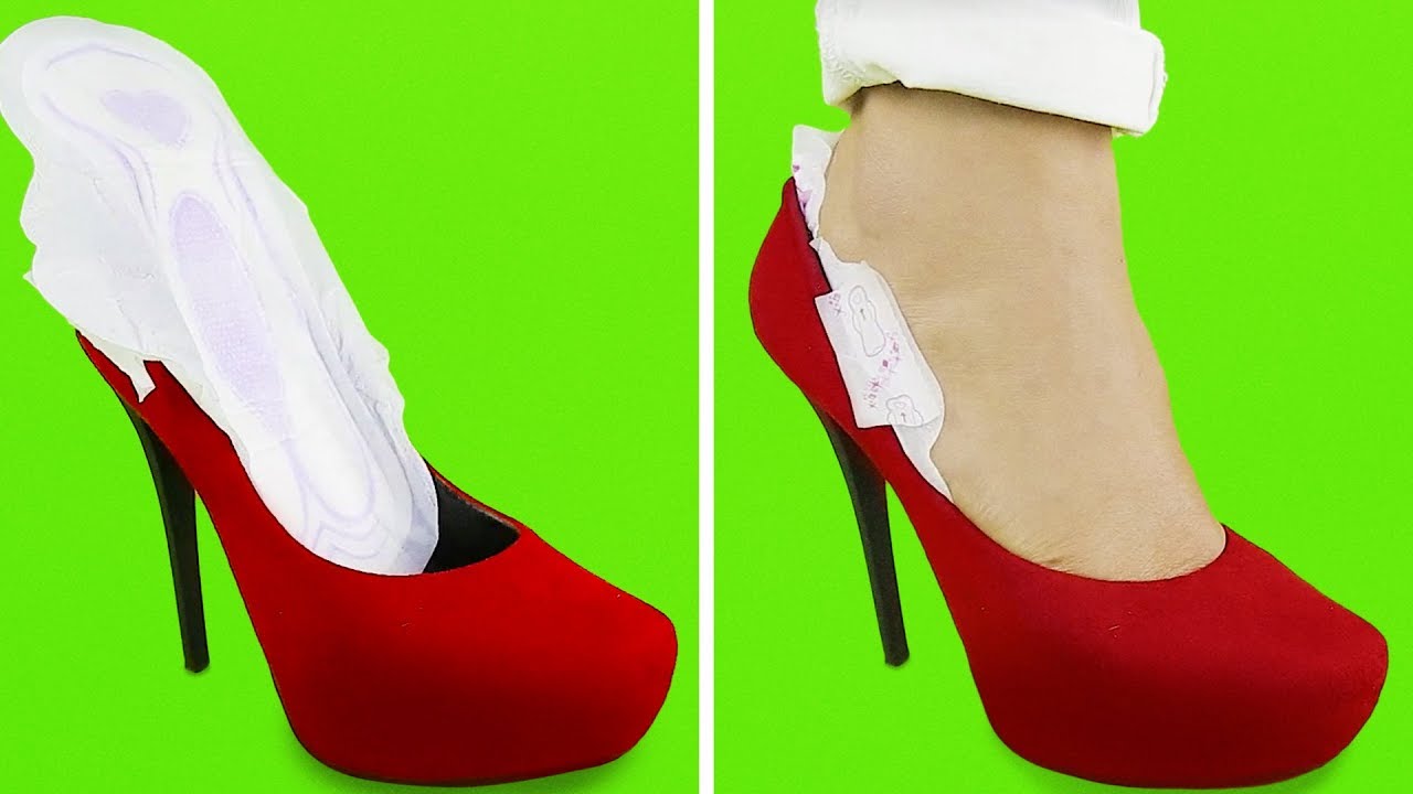 13 INCREDIBLE SHOE  HACKS  FOR WOMEN YouTube