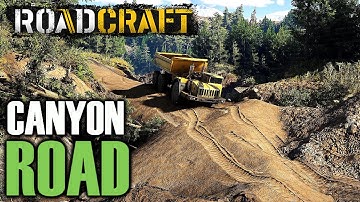 Building a Road through a CANYON in Roadcraft part 1