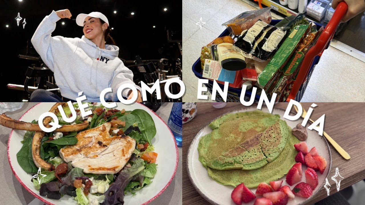 QUÉ COMO EN UN DÍA Y respondo preguntas de INSTAGRAM / Compra en CARREFOUR