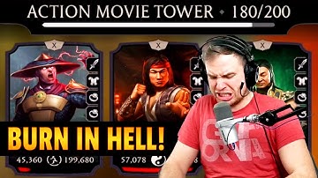 MK Mobile. My First Battle 180 Made Me Rage HARD! Raiden Got Wrecked...