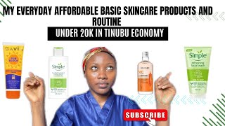 MY EVERYDAY, AFFORDABLE AND BASIC SKINCARE PRODUCTS + ROUTINE UNDER 20K IN THIS TINUBU’S ECONOMY! by THE ALPHA 278 views 1 month ago 8 minutes, 44 seconds