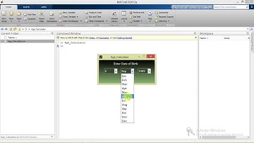Age Calculator Matlab Project with Source Code