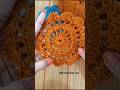 Beautiful Crochet Orchid Coaster Tutorial!🌸 || Crochet Tutorial 🎀 #subscribe #shortviral