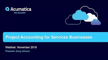 Acumatica: Project Accounting
