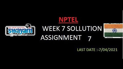 Nptel enhancing soft skills and personality assignment 7 sollution 2021 | week 7 sollution