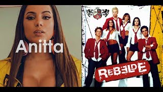 Anitta canta 'Enseñame' de RBD y habla de Rebelde