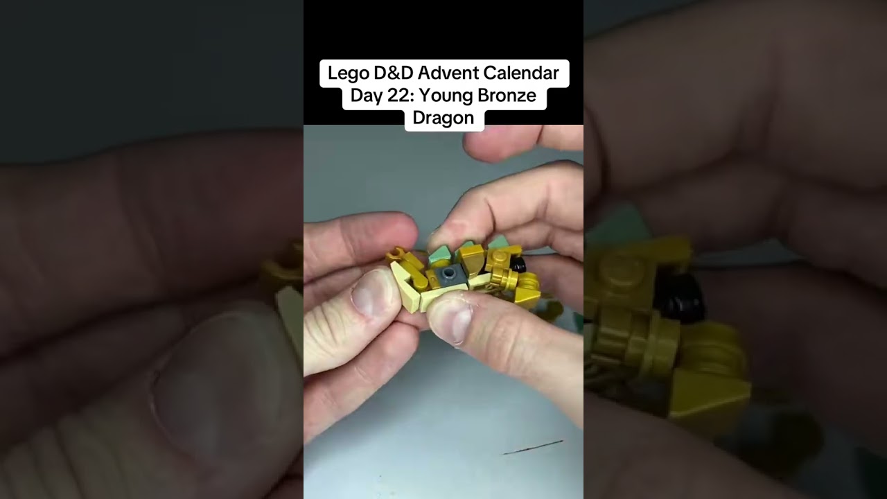Lego D&D Advent Calendar Day 22: Young Bronze Dragon 