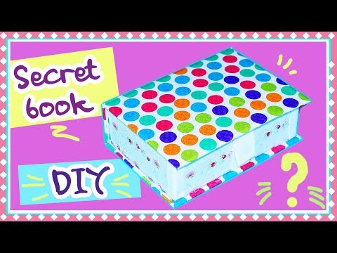 How to make secret box | DIY book box secret storage | Secret box making