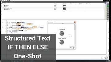 Structured Text Counting Using IF THEN ELSE Statement | CodeSys V3