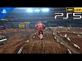 PS5 Monster Energy Supercross GAMEPLAY Ultra High Realistic Graphics 4K HDR