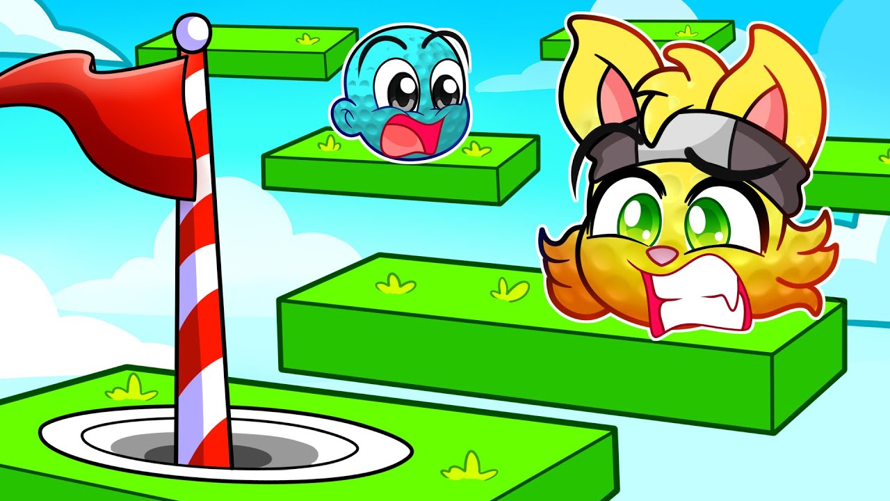 ¡Nos CONVERTIMOS en PELOTAS de GOLF en Roblox!