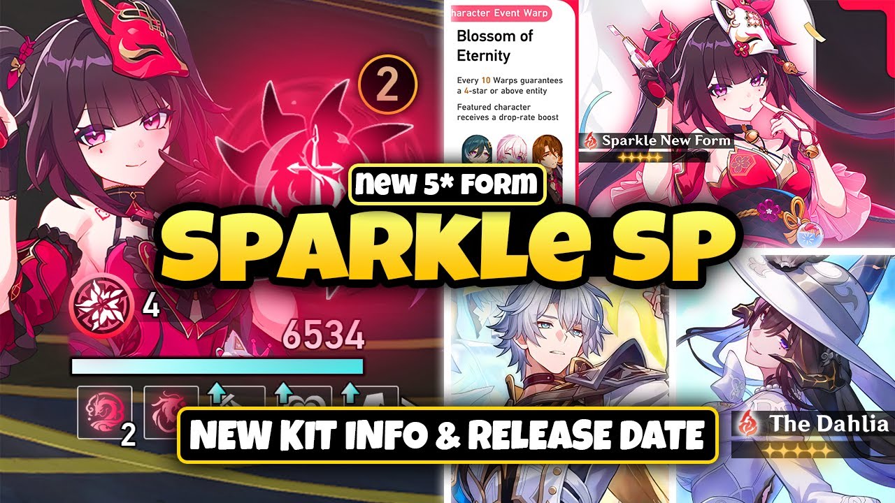 NEW UPDATE! SPARKLE NEW 5 STAR FORM LOOKS INSANE | SPARKLE SP KIT \u0026 RELEASE DATE - Honkai: Star Rail