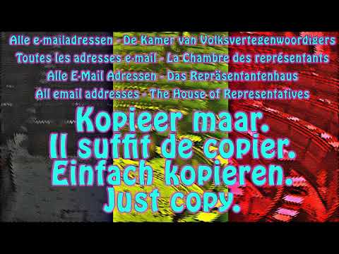 Alle e-mailadressen De Kamer Adresses e-mail La Chambre Belgique België