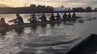 Columbia Lightweight Rowing Steady State on the Harlem