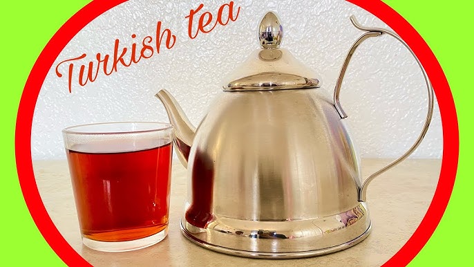 🇹🇷How to make TURKISH TEA WITHOUT DOUBLE KETTLE ☕ 