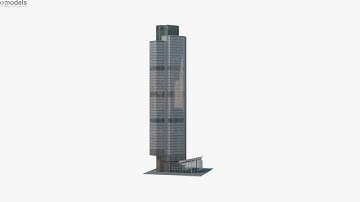 Piraeus Bank Tower 3D model by 3DModels.org