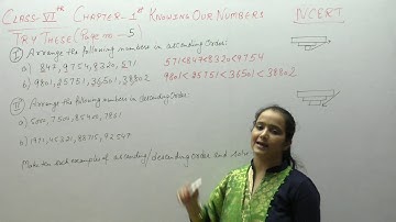 Ncert Class 6 Maths Ch-1 Knowing Our Numbers (Try These  Page-5)