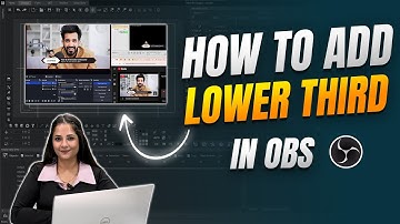 How to Add Lower Thirds in OBS |@WASP3DOfficial