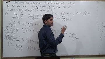 For the differential equation xy dy/dx = (x+2)(y+2) , find the solution curve passing through the