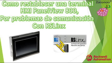 Panel View800 Reset default