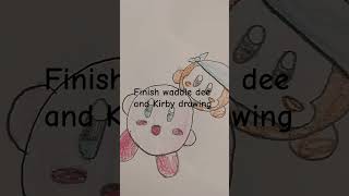 waddle dee and Kirby draw taran#kirby#waddledee#