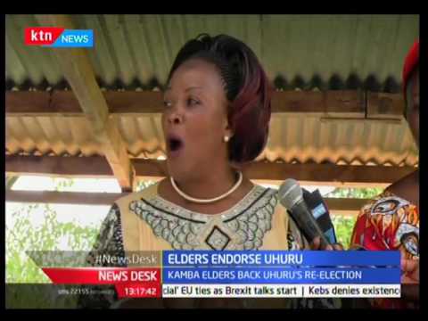 Elders in Kamba land endorse president uhuru kenyatta second bid