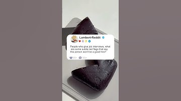 People who give job interviews, what are some subtle red flags that say this person won