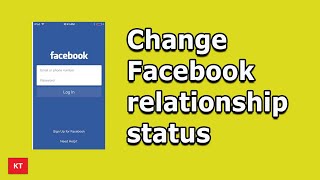 How to change relationship status in Facebook later on when you want