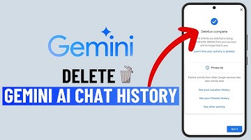 How to Delete All Gemini AI Chat History