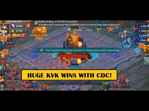 Lords Mobile - KVK ACTION WITH CDC - Huge hits and wins! Stream ...