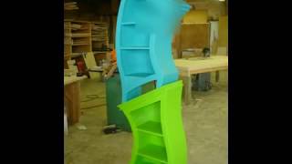 Dr Seuss Style Bookshelf Or Night Stand For My Son Woodworking Talk