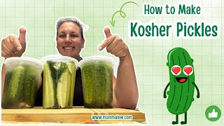 How to Make Kosher Pickles (No Canning Required!)