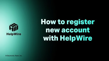 How to register new account with HelpWire