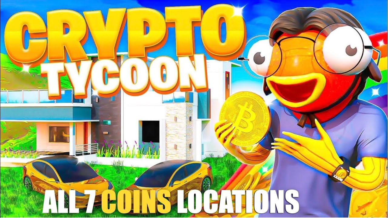 CRYPTO TYCOON MAP FORTNITE CREATIVE - ALL 7 COINS LOCATIONS