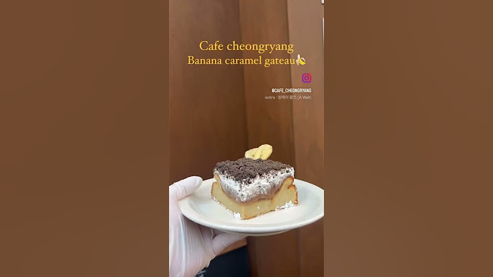 쫜득 그자체!! 최고 매출 찍게 해준 디저트❤️ #청량리카페 #디저트 #카페청량
