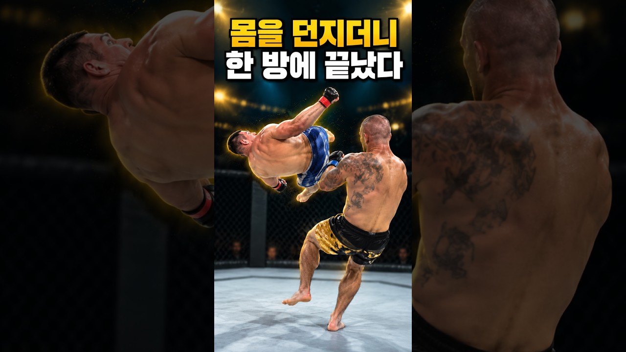 발끝에서 갈린 승부 | 태권도 회전 발차기와 MMA 공중 킥