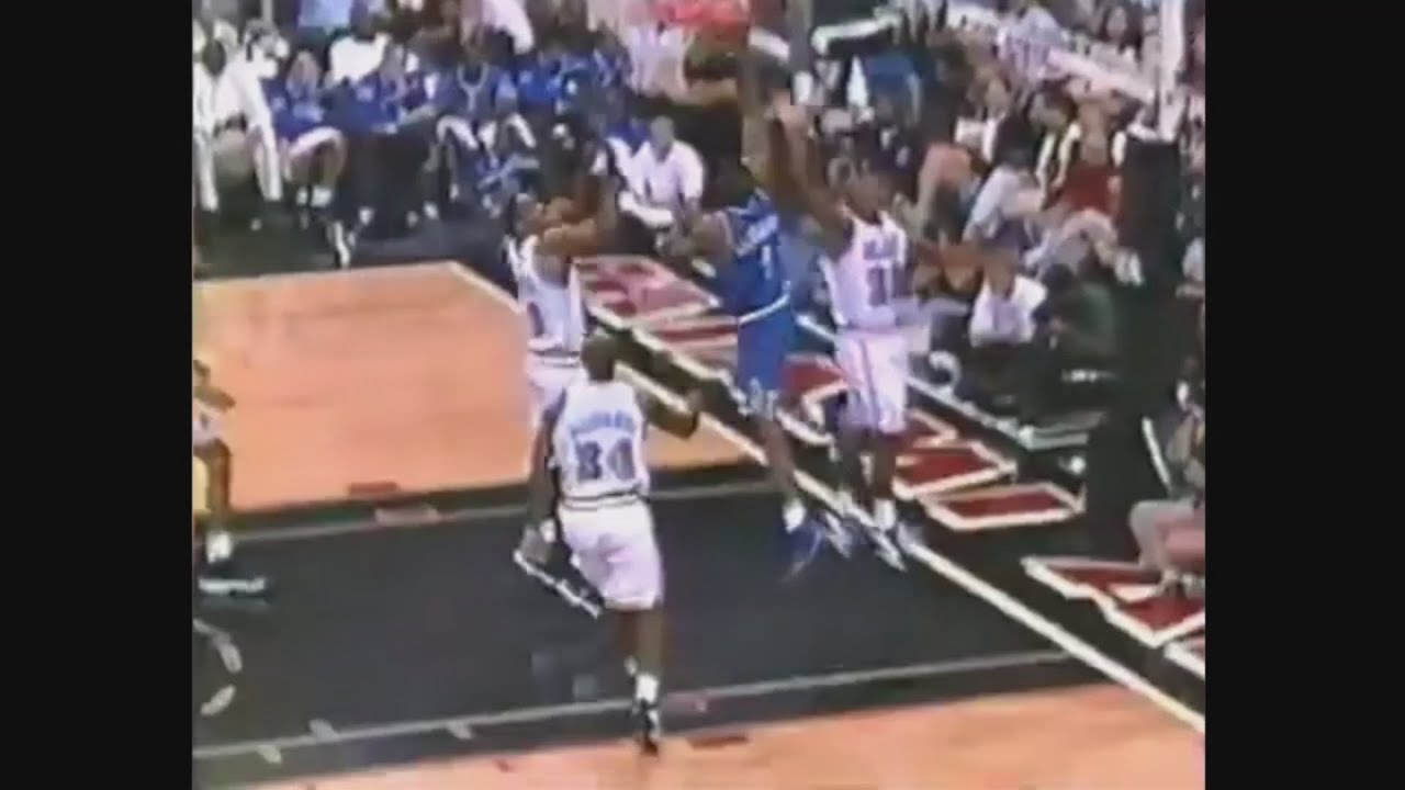 Penny Hardaway Highlights @ Heat, 1997 Playoffs Game 2.