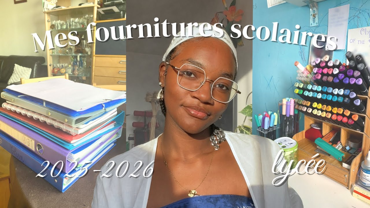 MES FOURNITURES SCOLAIRES pour la rentrée|back to school 📚