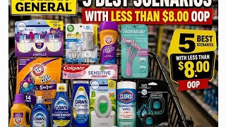 🔥🚨Dollar General 5 Scenarios under $8.00 7/31 & 8/1