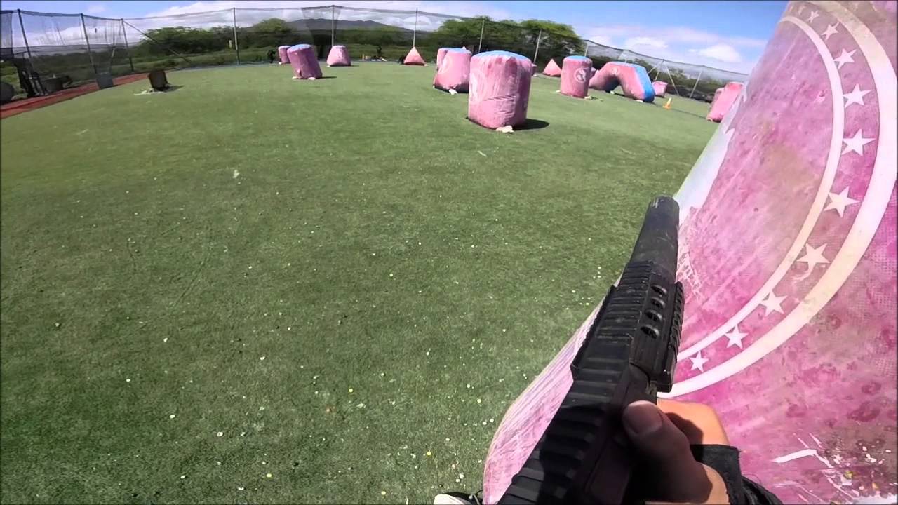 Hawaii Extreme Paintball and airsoft 3 man team last rounds YouTube